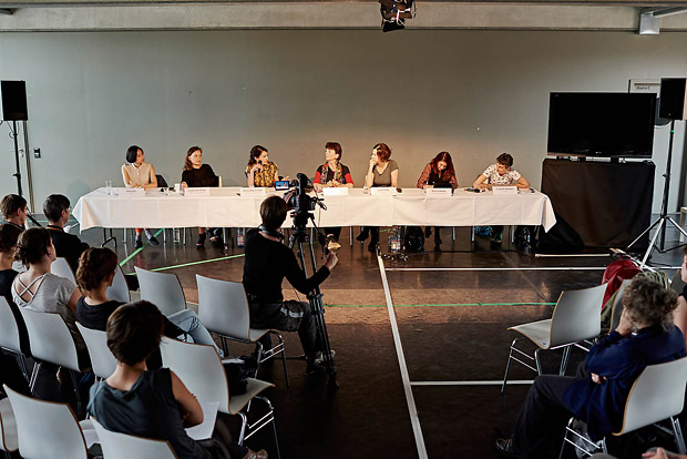 Symposium, Panel 3: <i>Erweiterung des Blickfeldes</i> with Annie Goh, Susanne Kirchmayr, Bettina Wackernagel, Prof. Dr. Beatrix Borchard, Ulrike Klobes, Dr. Beate Kutschke, Elisabeth Schimana