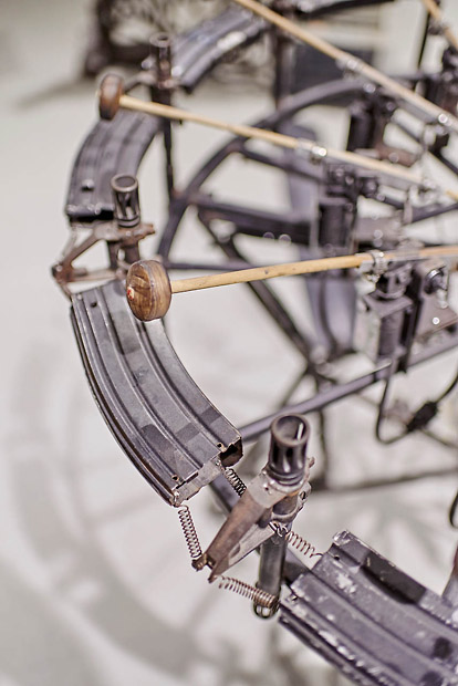 <i>Disarm (Mechanized)</i> - Installation by Pedro Reyes [MX]