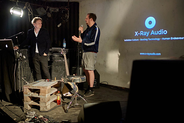 Stephen Coates (<i>X-Ray Audio Project</i>) & Nico Deuster (Curator)