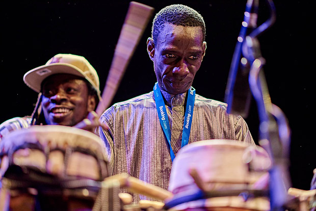 Modou Mbaye (Talking Drum) & Bada Seck (Sabar)