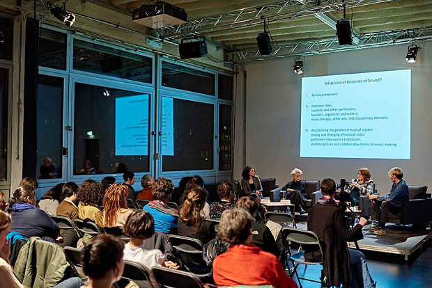 Symposium, Panel 1: <i>Stimme, Performance und Werk in der elektronischen Musik</i> with Marie-Louise Herzfeld-Schild, Anna Clementi, Dr. Hannah Bosma & Kim Feser