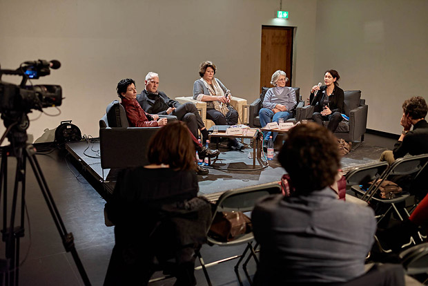 Symposium, Panel 2: <i>Die Komponistinnen der Groupe Recherche Musicales (GRM)</i> with Clara Maïda, Reinhold Friedl, Christine Groult, Beatriz Ferreyra & Bettina Wackernagel